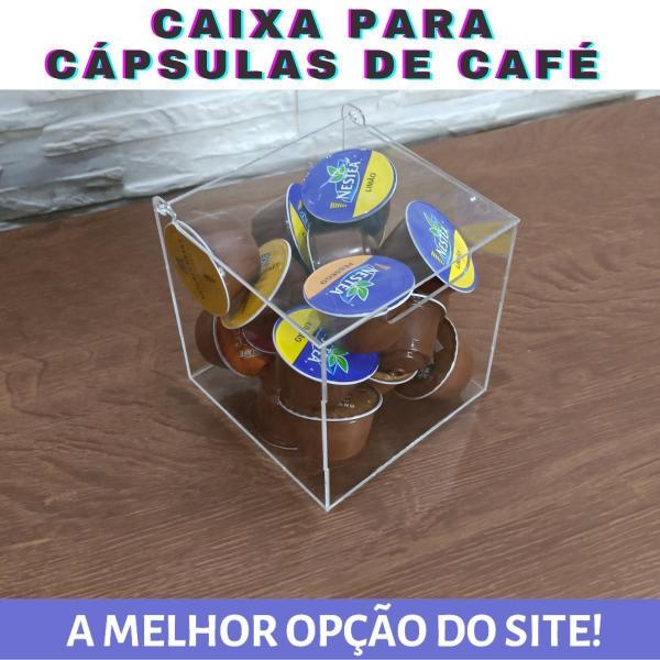 Imagem de Caixa Para Cápsulas De Café Acrílico Transparente