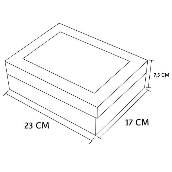 Imagem de Caixa para Duo Ovo de Pascoa de Colher - 250g - Kraft