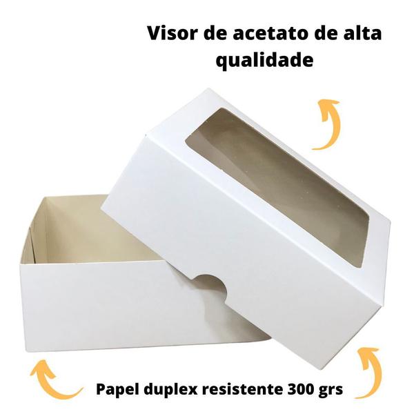 Caixa Para Presente Bombom Trufas Branca 14x11x5 20 Uni - Salvo Embalagens Imagem de Caixa Para Presente Bombom Trufas Branca 14x11x5 20 Uni