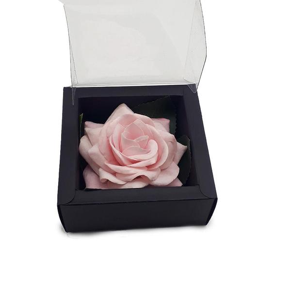 Imagem de Caixa Para Presente Com Flor Rosa Encantada Amor Lindo