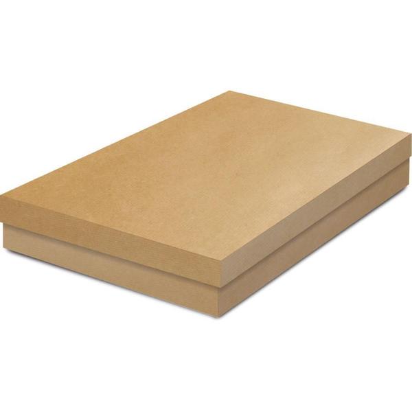 Imagem de Caixa para Presente com Tampa Retangular KRAFT M 30X21X4,5CM PCT com 10