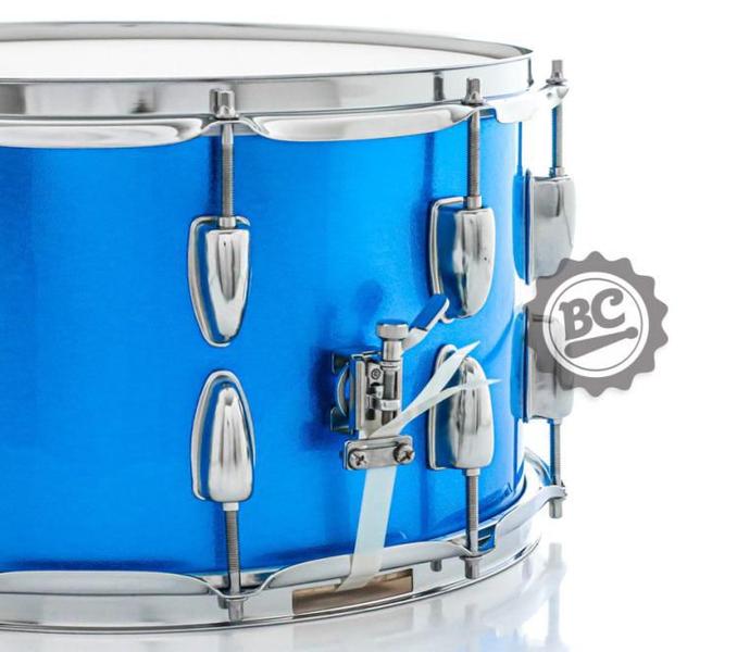 Imagem de Caixa PHX Music Instrumentos Azul Celeste 14x8 com 10 Afinações e Casco em Basswood Ballad Snare