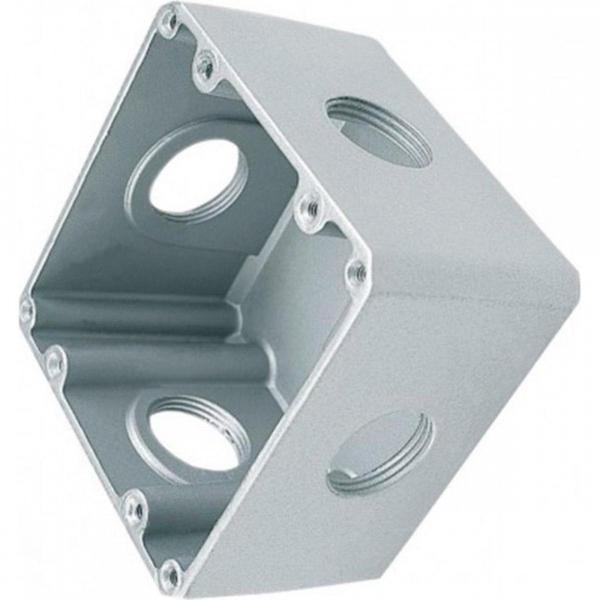 Imagem de Caixa Piso Aluminio Fundido 4X4 Alta X 3/4'' Cps44Ax34