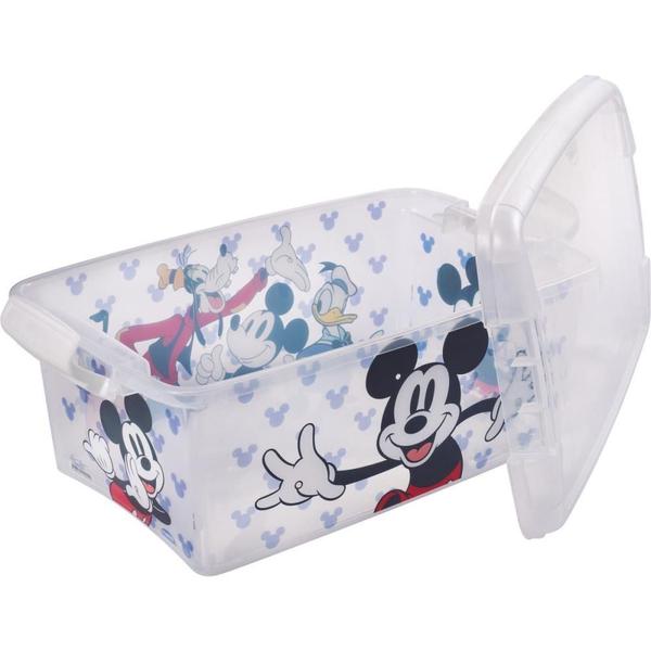 Imagem de Caixa Plastica Multiuso Mickey C/TRAVA 4,2L.