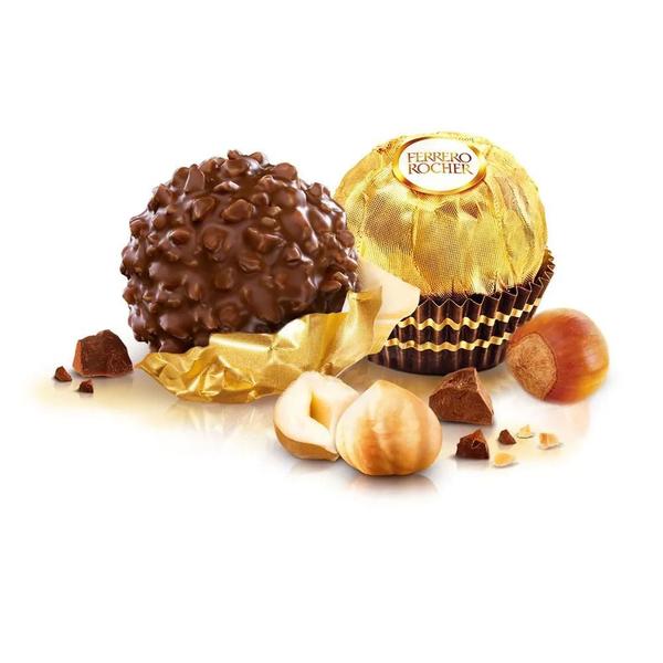 Imagem de Caixa presente bombom ferrero rocher 24 unidades 300g