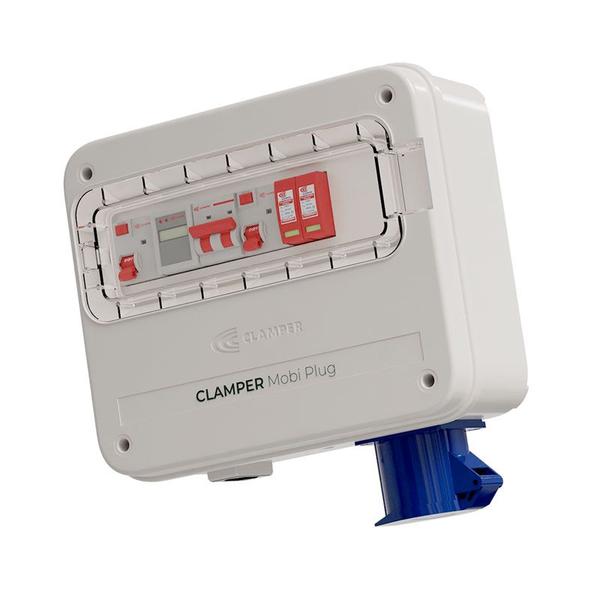 Imagem de Caixa Proteção Carregador Veicular Mobi Plug Clamper 220v 8