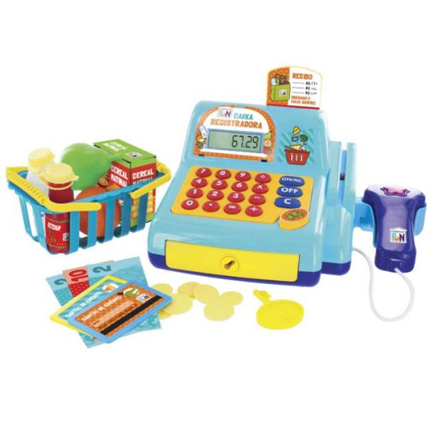 Imagem de Caixa Registradora Infantil Creative Fun Azul BR386 - Multik