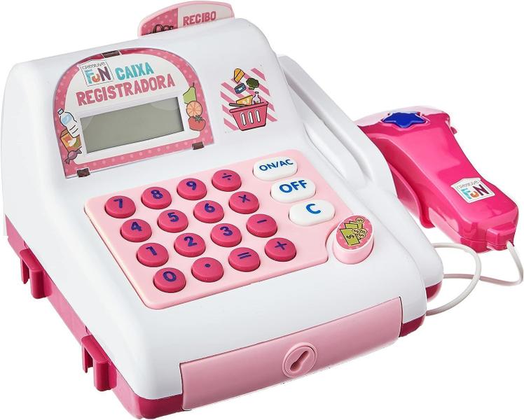 Imagem de Caixa Registradora Rosa Multikids 