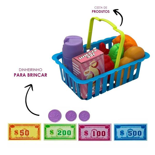 Imagem de Caixa Registradora Toys & Toys com Luzes e Sons - Brinquedo Interativo e Educativo