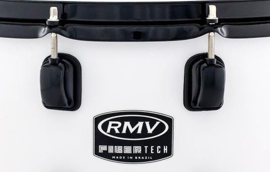 Imagem de Caixa RMV FiberTech Silky Branca 14x8 Casco Híbrido com Aros Inoxidáveis 1,7mm (Exclusiva)