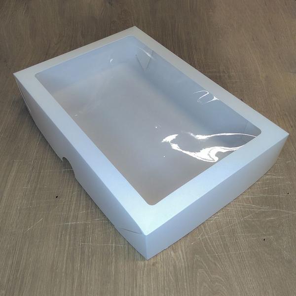 Imagem de Caixa S26 - Visor - Branco - 37 x 25 x 6,5 - 10 unidades - Assk - Rizzo