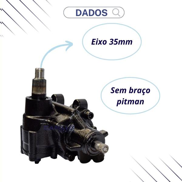 Imagem de Caixa Setor De Direção Hidráulica Ford F250 F350 F4000 98/08