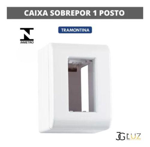 Imagem de Caixa Sobrepor 1 Posto Lizflex Branco 487198 - Tramontina