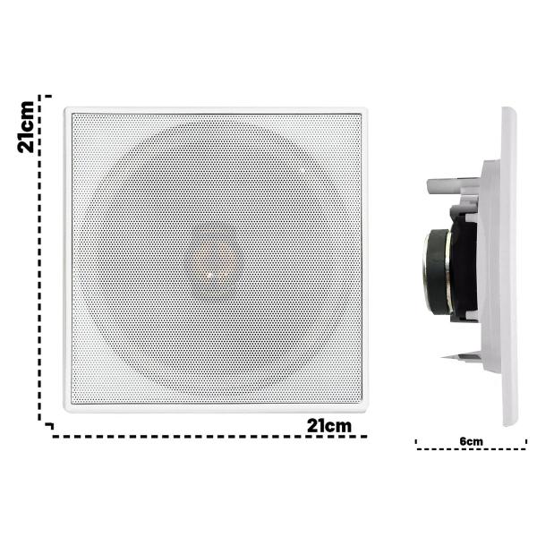 Imagem de Caixa Som Ambiente Embutir Falante Leson Jb6 Flex 55w 4ohms