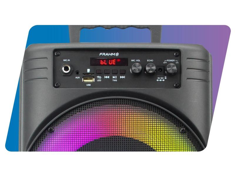 Imagem de Caixa Som Amplificada Multiuso TF 370 TWS Bluetooth 370W Frahm