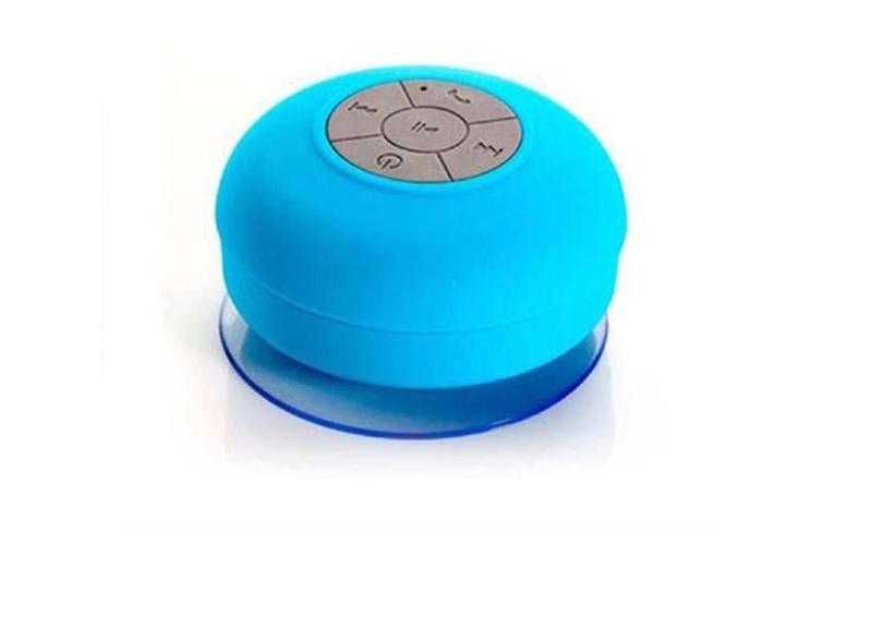 Imagem de Caixa Som Banheiro Prova Dágua Bluetooth - Azul