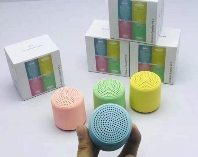 Imagem de Caixa Som Bluetooth Tws Silicone Mini Speaker Amplificada 3w