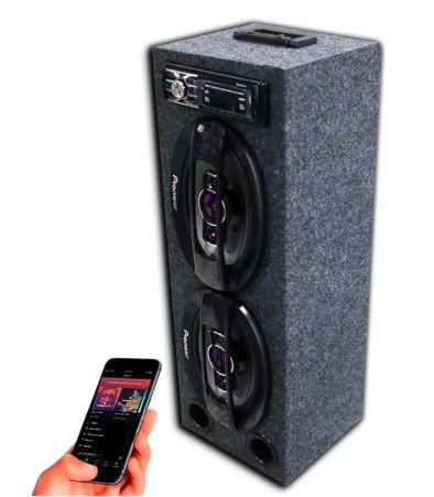 Imagem de Caixa Som Bluetooth Usb Ativa Modulo Taramps Pioneer 6x9