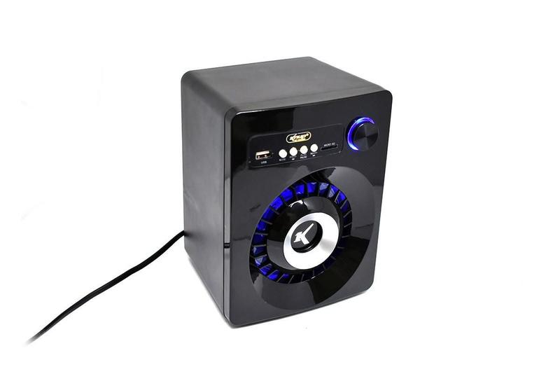 Imagem de Caixa Som Cartão/Pen Drive/Controle 16W Subwoofer Kp-6022Bh