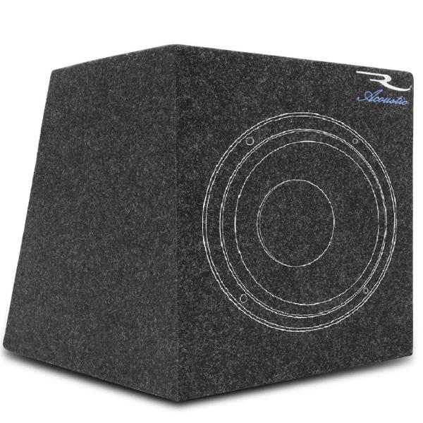 Imagem de Caixa Som Selada Vazia 1 Alto Falante 12" Woofer Ou Subwoofer 30 Litros Carpete Grafite MDF AGL