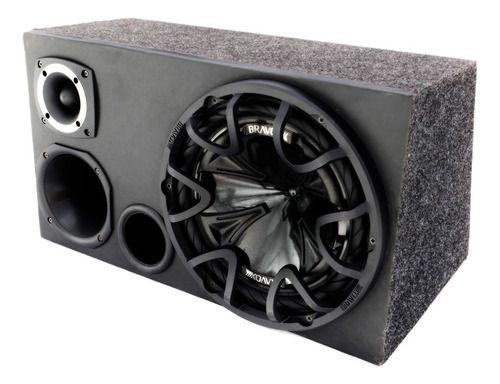 Imagem de Caixa Som Trio Completa Sub Bravox 12 + Driver + Tweeter