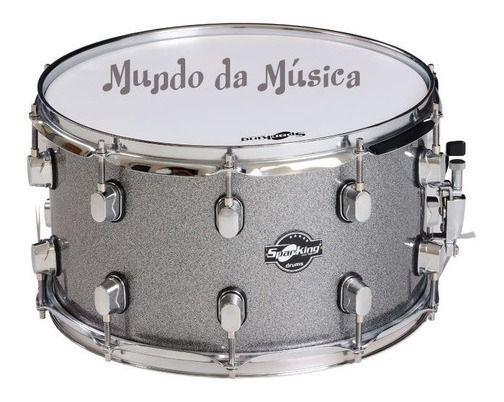 Imagem de Caixa Spanking 14x8 -10 Afinações -aro 2mm Prata C/ Abafador