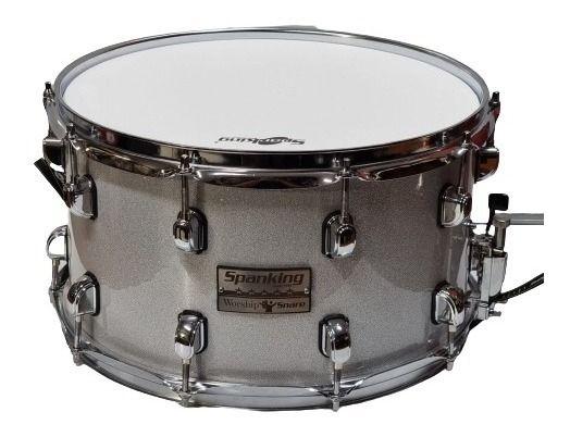 Imagem de Caixa Spanking 14x8 - 10 Afinações  Worship Silver Sparkle C/NF