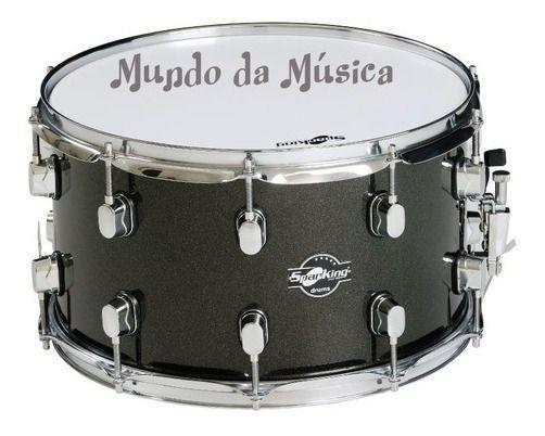 Imagem de Caixa Spanking  C/ Abafador 14x8 -10 Afinações -aro 2mm Black