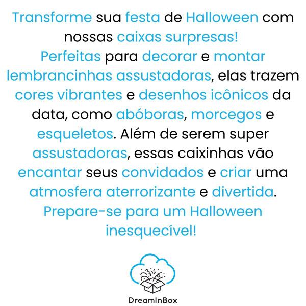 Imagem de Caixa surpresa halloween lembrancinha festas c/6 unidades tumulo caveira terror