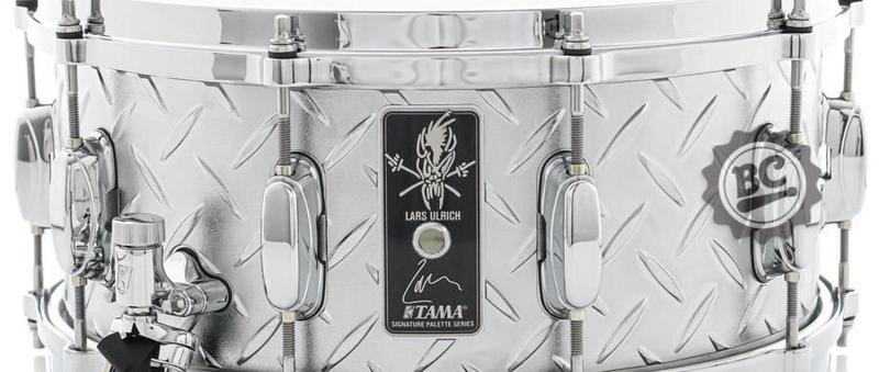 Imagem de Caixa Tama Signature Lars Ulrich (Metallica) 14x6,5 Plate Steel 3mm com 7kg Die-Cast Made in Japan