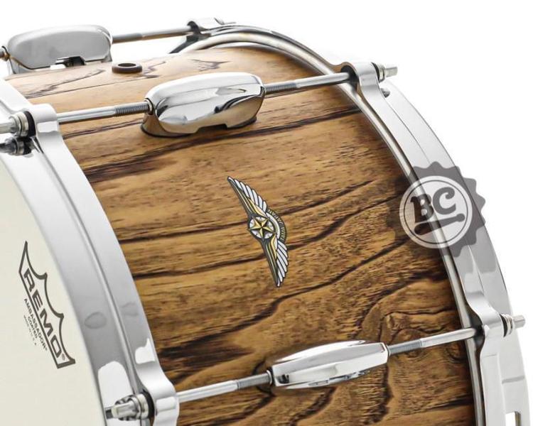 Imagem de Caixa Tama Star Walnut Shell 14x8 Roasted Japanese Chestnut (Made in Japan) com aros Die-Cast