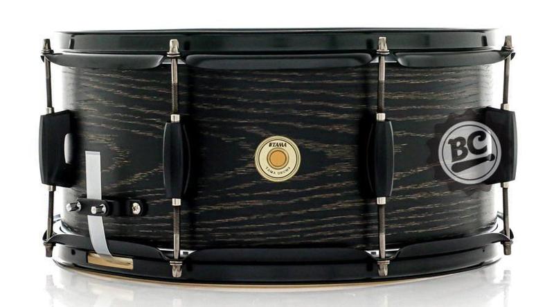 Imagem de Caixa Tama Woodworks Art Grain Black Oak Wrap 14x6,5 Matte Black Hardware