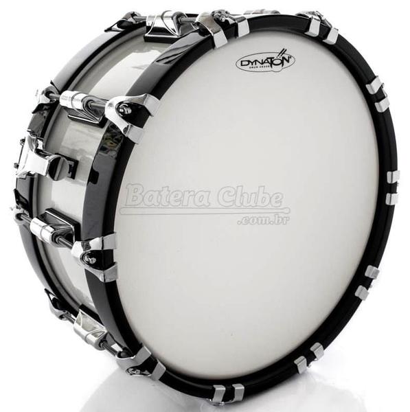 Imagem de Caixa Taye Studio Birch Galaxy White 14x6 com Aros Wood Hoop 14-Ply