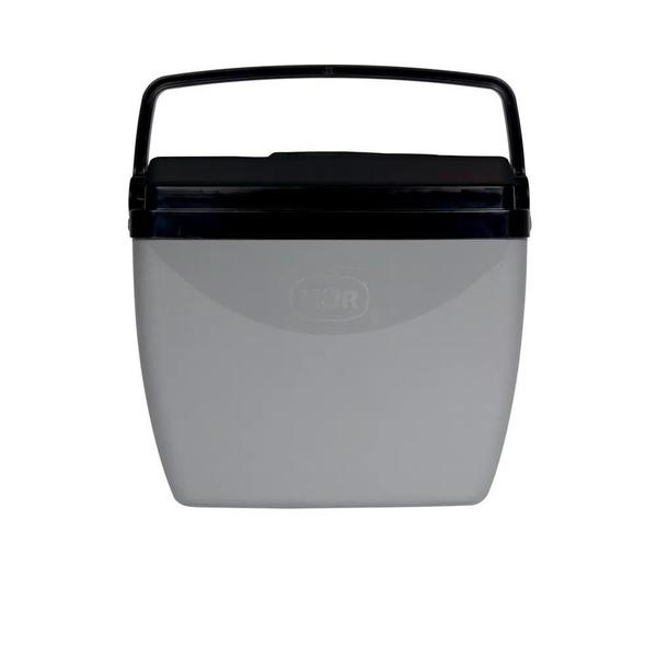 Caixa Térmica 18L Cinza C/Preto 25108251 MOR Imagem de Caixa Térmica 18L Cinza C/Preto 25108251 MOR