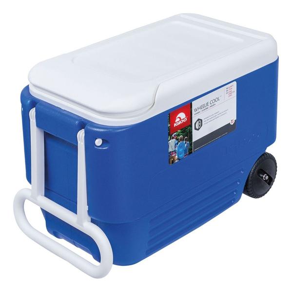 Imagem de Caixa Térmica 36lt Wheelie Cool 38 Qt Azul Importada Igloo