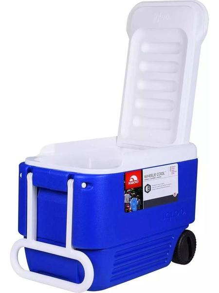 Imagem de Caixa Térmica 36lt Wheelie Cool 38 Qt Azul Importada Igloo