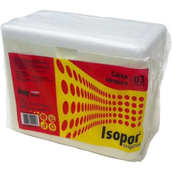 Imagem de Caixa Termica 3L Isopor Sem Alca 227X137X186Mm