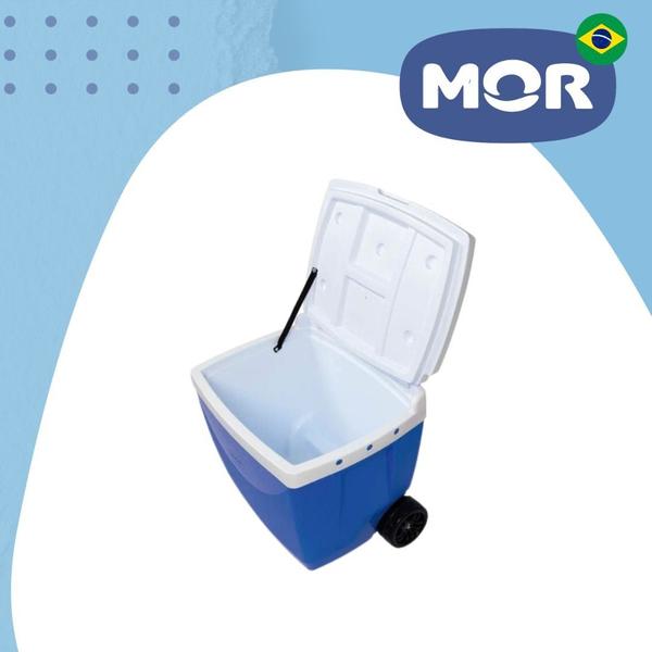 Imagem de Caixa Térmica 42l Com Rodinha Cooler Bebidas Preto Mor