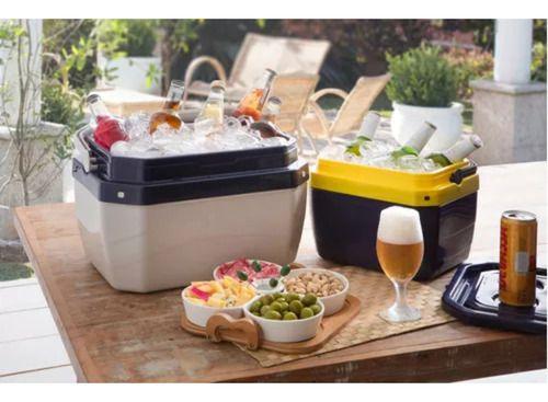 Caixa Termica 6 Litros 6l Pequena Com Alça Camping Pesca Cooler Com Alça Praia Camping - Paramount Imagem de Caixa Termica 6 Litros 6l Pequena Com Alça Camping Pesca Cooler Com Alça Praia Camping