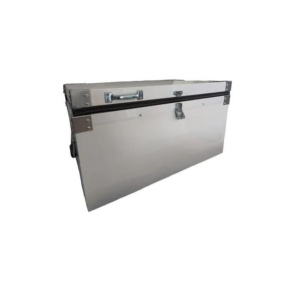 Caixa Térmica 70 Litros Aço Galvanizado Cabe 35 Garrafas Branco - Bonsucesso Imagem de Caixa Térmica 70 Litros Aço Galvanizado Cabe 35 Garrafas Branco