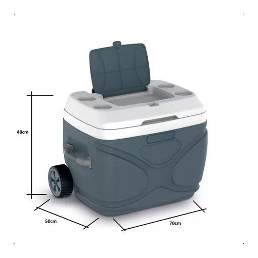 Caixa Termica Coller Grande 66L Porta Copo Rodinha Alça Soprano Imagem de Caixa Termica Coller Grande 66L Porta Copo Rodinha Alça Soprano