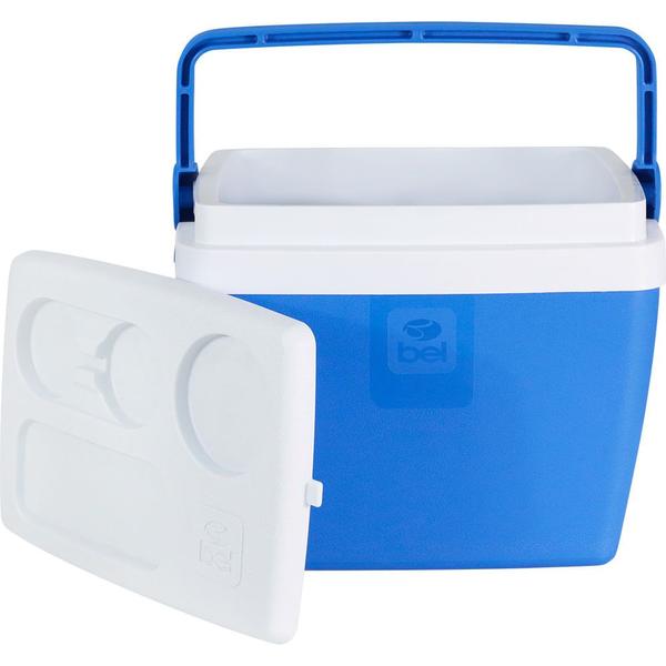 Imagem de Caixa Térmica Cooler 12l Com Alça Pesca Praia Camping Belfix