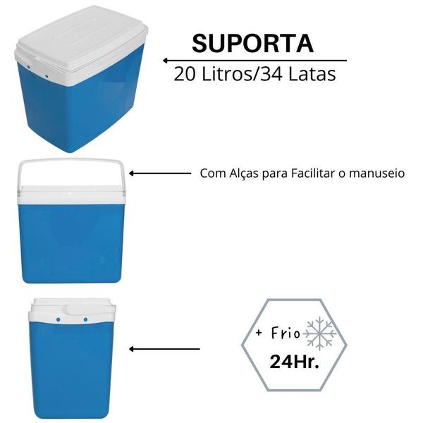 Imagem de Caixa Térmica Cooler 20L ul