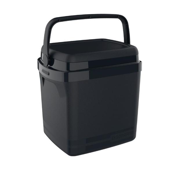 Imagem de Caixa Térmica Cooler 22 L Preto Tropical - Soprano