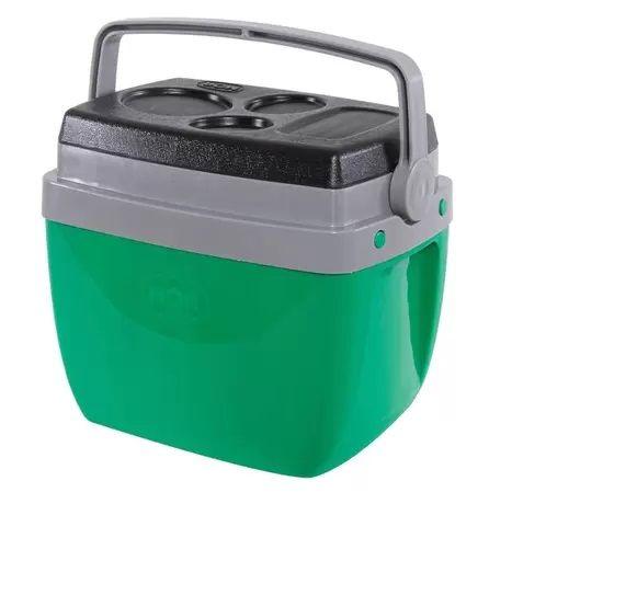 Imagem de Caixa Térmica Cooler 26 Litros Capacidade 35 Latas Para Bebidas Lanches Manter Gelado Praia Pesca Piscina Camping Churrasco