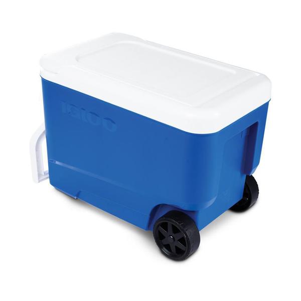 Imagem de Caixa Térmica Cooler 36 Litros Igloo Wheelie Cool 38Qt Azul