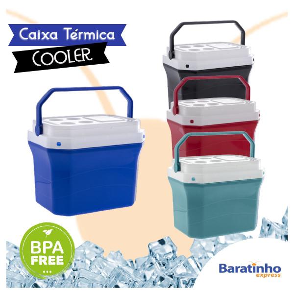 Imagem de Caixa Térmica Cooler 40 Litros Praia E Cerveja C/ Alça