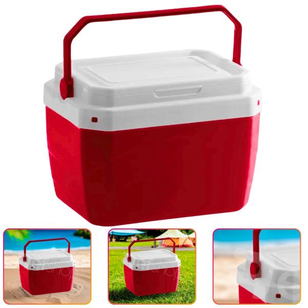 Imagem de Caixa Térmica Cooler 6 Litros 9 Latas Praia Camping Piscina Com Alça