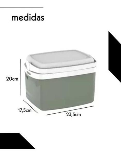 Imagem de Caixa Termica Cooler Cerveja Bebidas Cor Verde