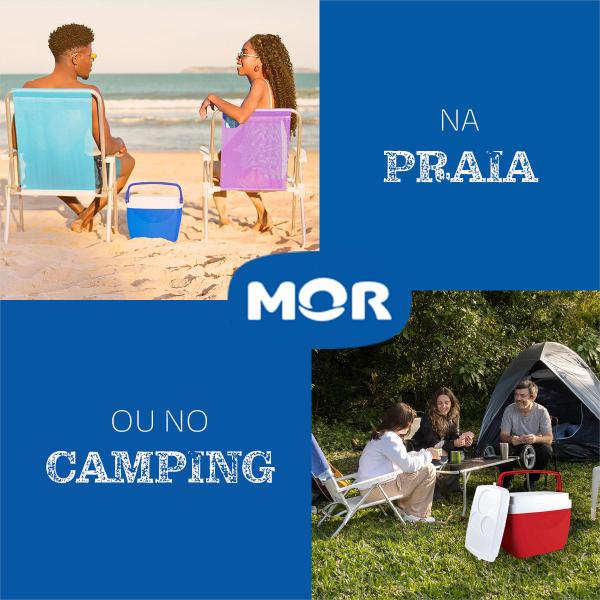 Caixa Térmica Cooler com Alça 12 Litros comporta 16 Latas - Mor Imagem de Caixa Térmica Cooler com Alça 12 Litros comporta 16 Latas - Mor